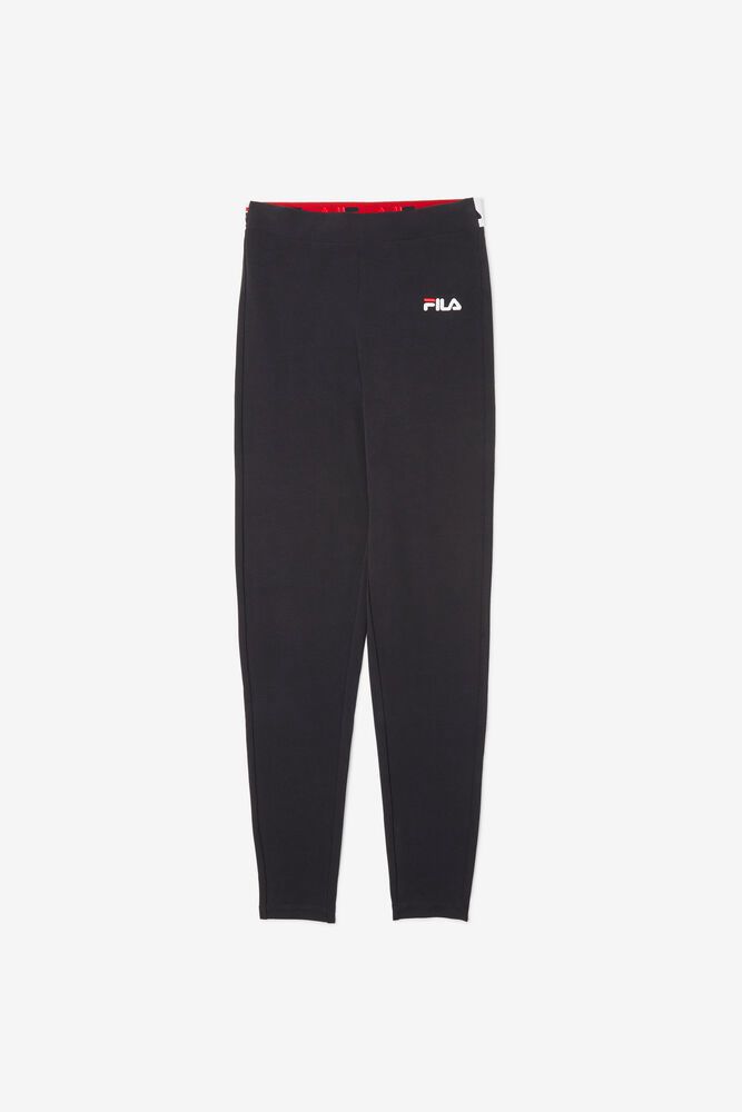 Fila Legging Damske Rathi Vysoký Waisted Čierne - IPOGB2354